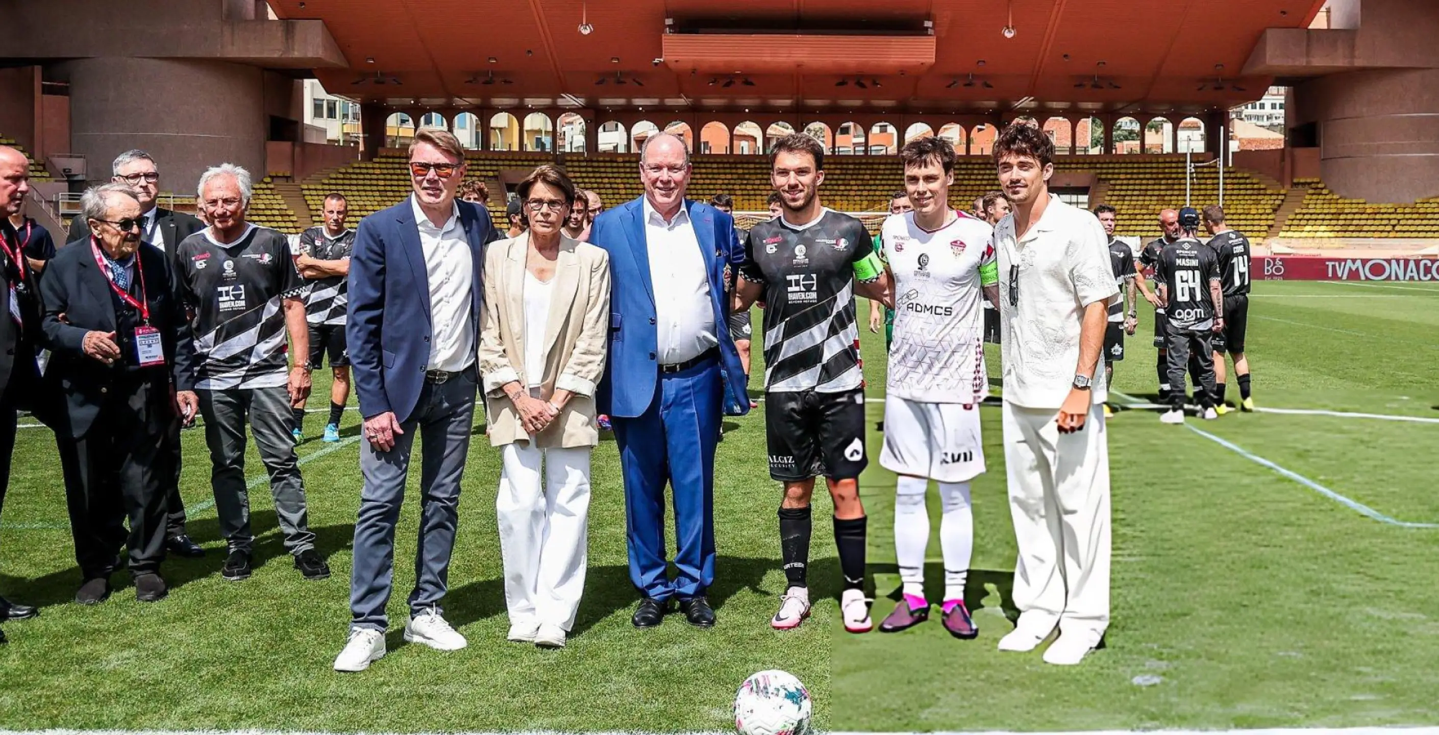 Charity Match with Prince Albert II